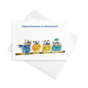 determination is miraculous stationery