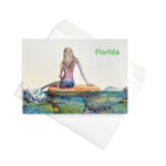 florida mermaid stationery