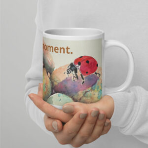 enjoy the moment mug