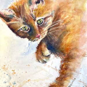 sweet kitty original painting