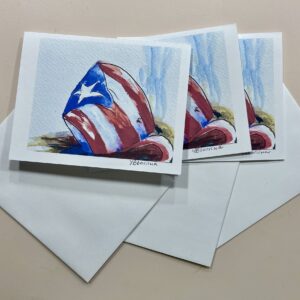 pr flag cup note card set