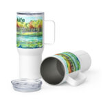 celebrate life travel mug