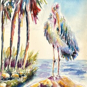 sample watercolor 140lb 9x12 in 12x16 double mat (copy)