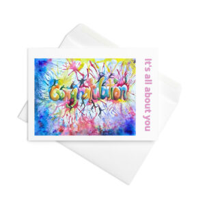 congratulation greeting card