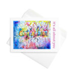 congratulation greeting card