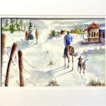 sample watercolor 140lb 10x14 in 12x16 double mat (copy)