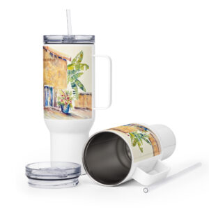 enjoy today travel mug