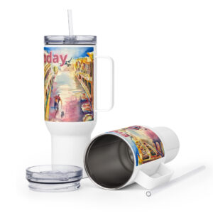 enjoy today travel mug