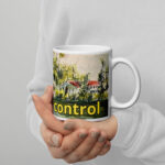 god is in control mug