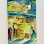 sample watercolor 140lb 12x14 in 12x16 double mat (copy)