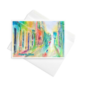 puerto rico greeting card