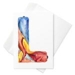 l letter greeting card