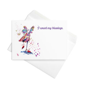 i count my blessings greeting card