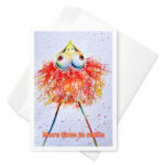 more time to smile greeting card