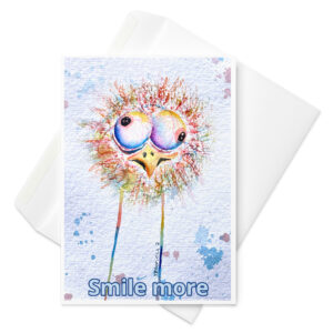 smile more greeting card