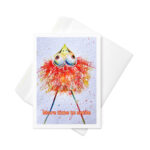 more time to smile greeting card