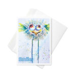 smiling greeting card