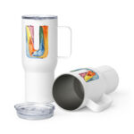 u letter travel mug