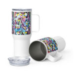 fun bird travel mug