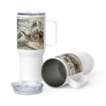 keep moving forward travel mug