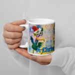 a christmas dance mug