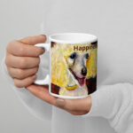 happiness is contagious mug