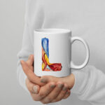 l letter mug