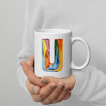 u letter mug