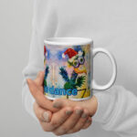 a christmas dance mug