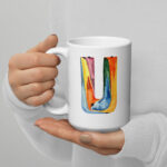 u letter mug