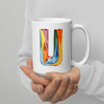 u letter mug