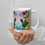 a christmas dance mug