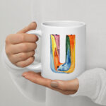 u letter mug