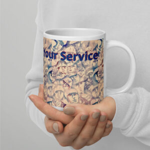 thank you for your service mug