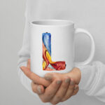 l letter mug