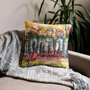 the garden pillow