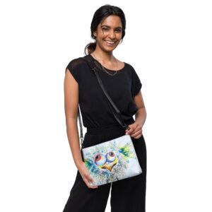 smiling crossbody bag