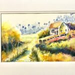 sample watercolor 140lb 10x14 in 12x16 double mat (copy)