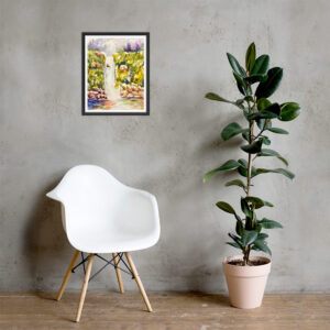 enjoy nature framed paper print