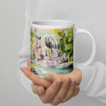 face waterfall mug