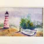 sample watercolor 140lb 10x14 in 12x16 double mat (copy)