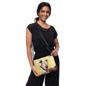 happiness is contagious crossbody bag