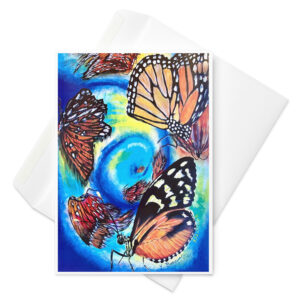 spring dance greeting card