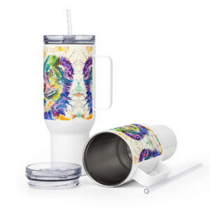 the color of love travel mug