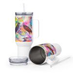 bird travel mug