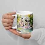 face waterfall mug