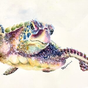 sample watercolor 140lb 9x13 in 12x16 double mat (copy)